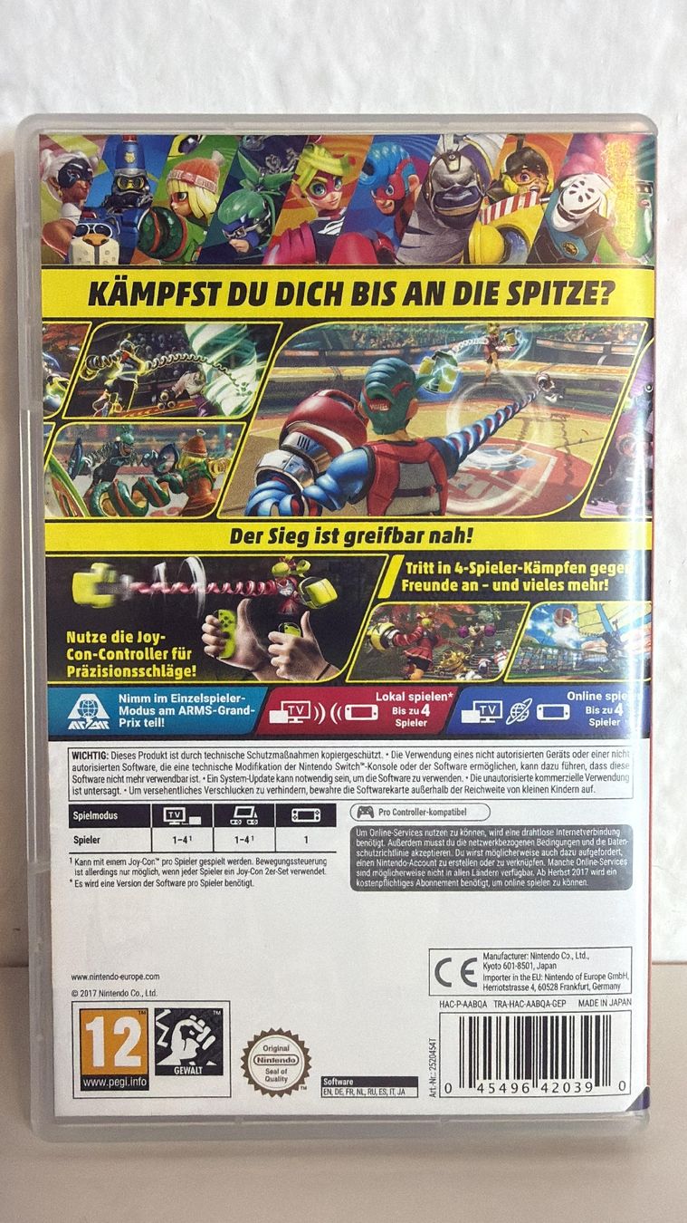 Giochi: Nintendo Switch Spiel: ARMS - Top Zustand – Usato da Ehrendingen venduto da lax21 1