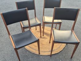 4 chaises CARLO DE CARLI 693 années 1950