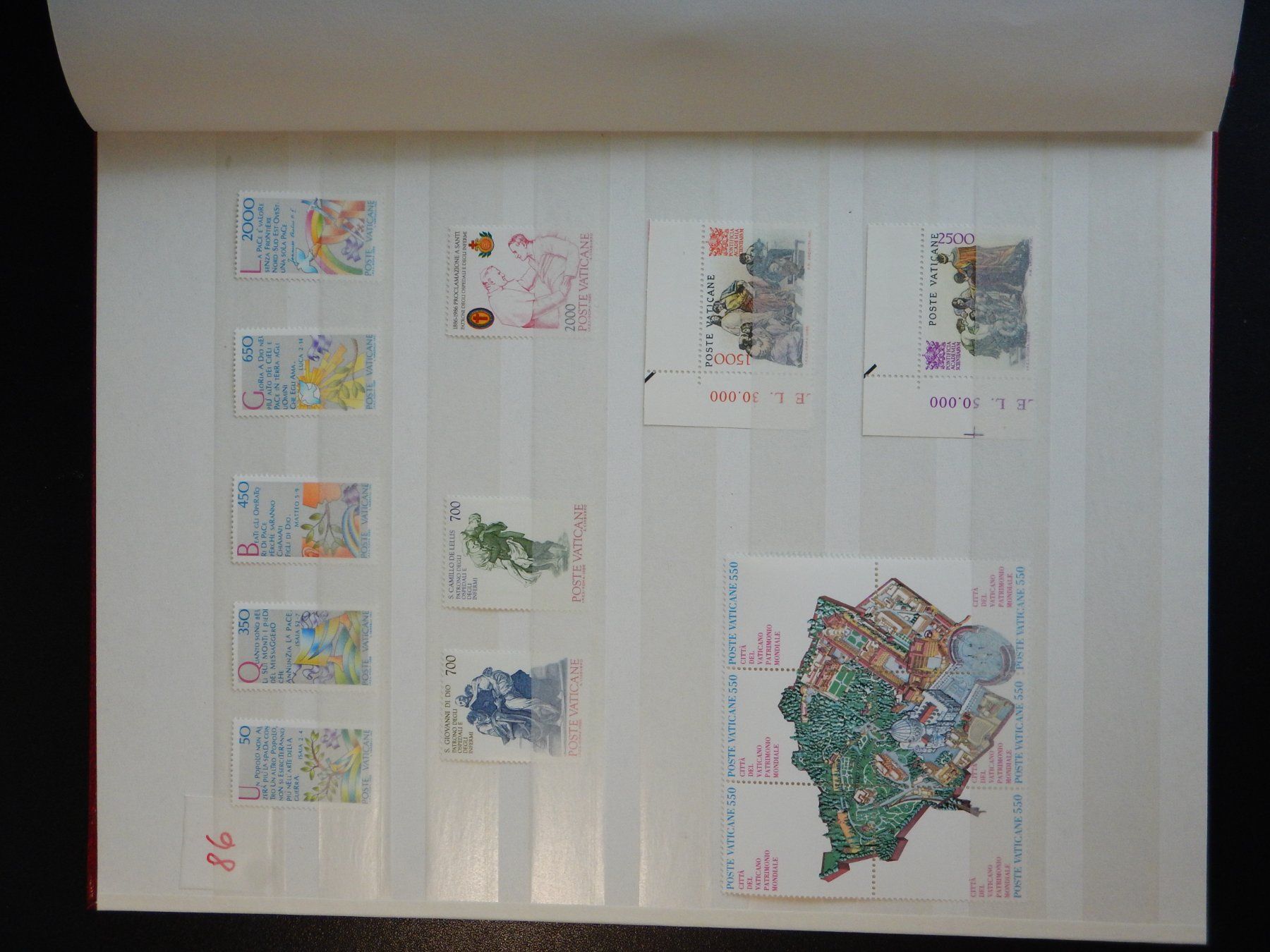 Tutti i francobolli: Vatikan Sammlung 1972-1986 ** – Usato da Zürich venduto da Muehlekauf 8