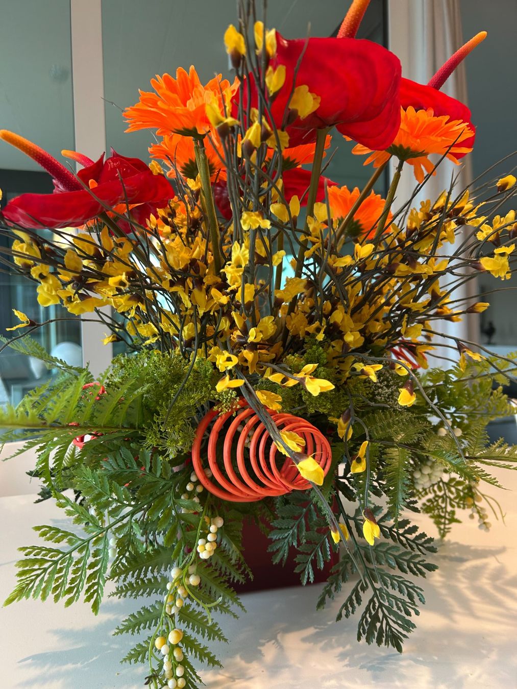 Tutte le decorazioni: Blumengesteck aus Kunstblumen – Usato da Zürich venduto da Luci08 3