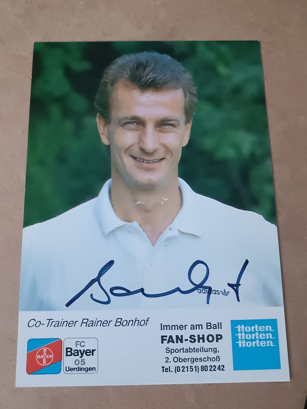 Autographes: Rainer Bonhof - handsignierte Autogrammkarte – D'occasion à Menziken par Artographs