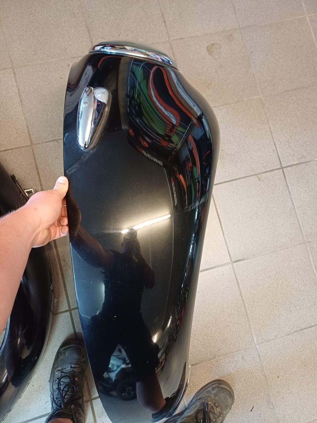 VW Tutti pezzi di ricambio auto: Vw Käfer De Luxe 11 Kotflügelpaar – Difettoso da Sempach Station venduto da Sachs77 3