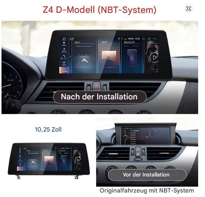 Multimediaplayer & Streamer: Upgrade BMW Z4 E85/E86/E89 Multimedia System GPS – Neu und originalverpackt aus Chur von shop.chur 5