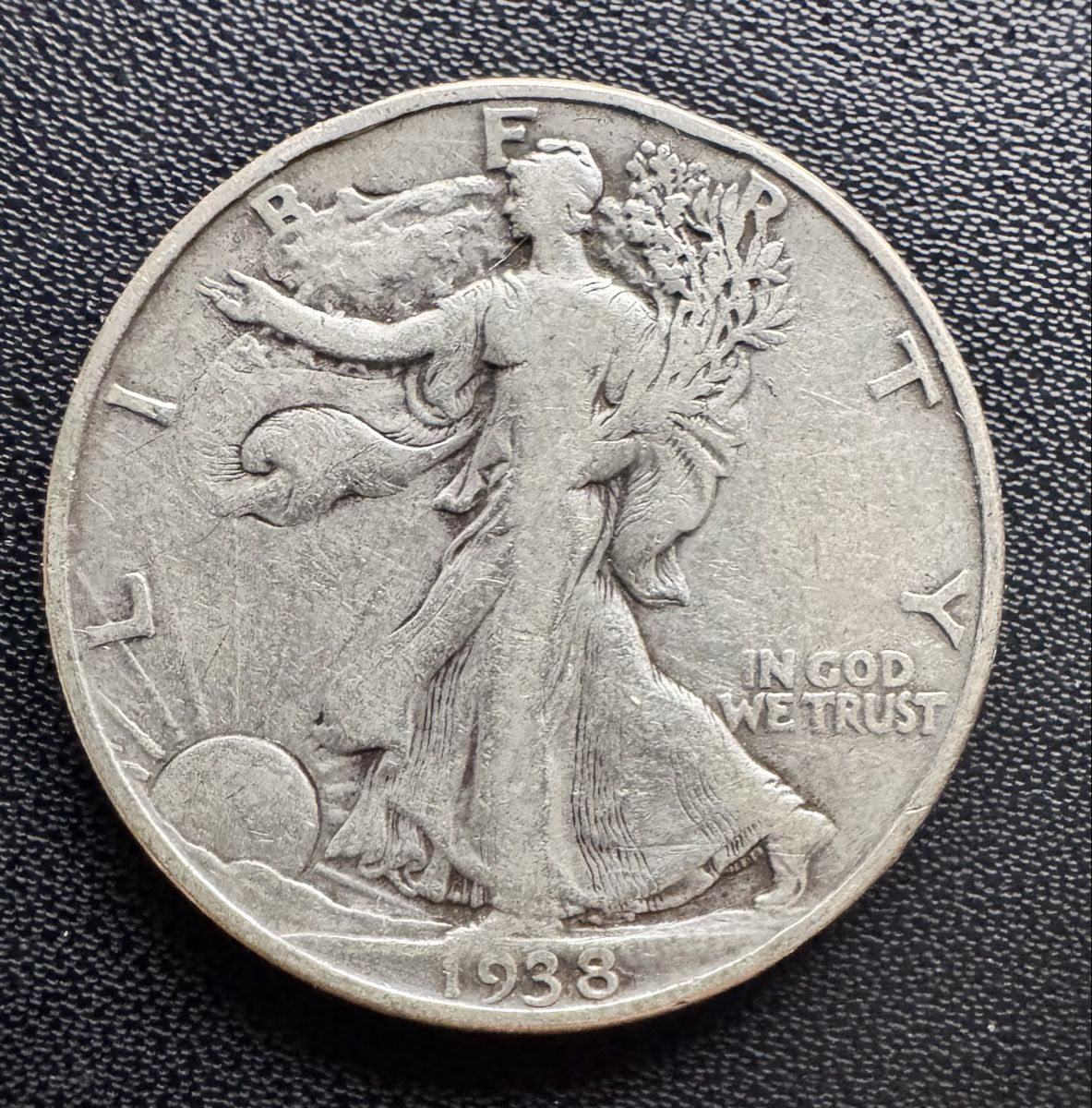 Toutes les monnaies: 1/2 Dollar 1938 – D'occasion à Meilen par coins4sale