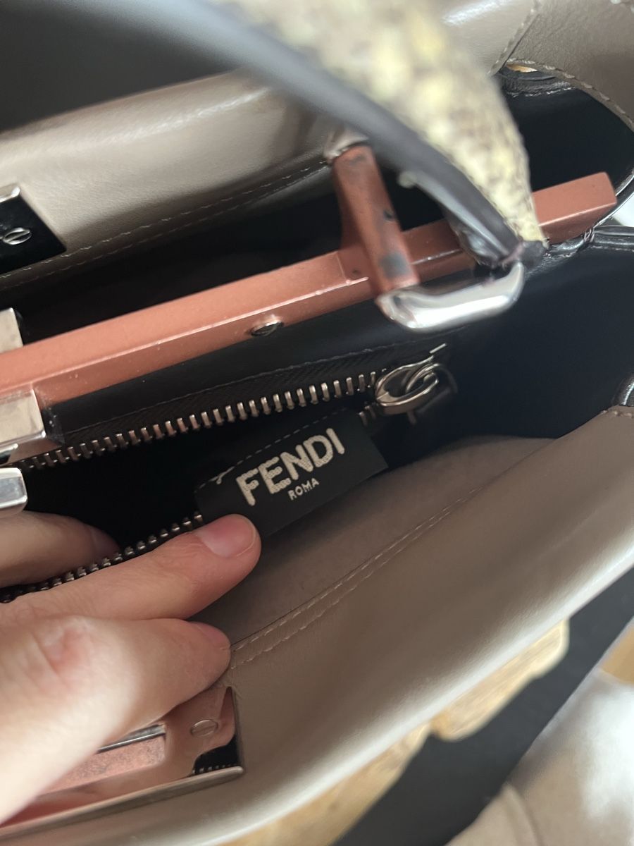 Fendi Borse da donna: Fendi Peekaboo etoupe – Usato da Lugano venduto da Vintage.Mood 5