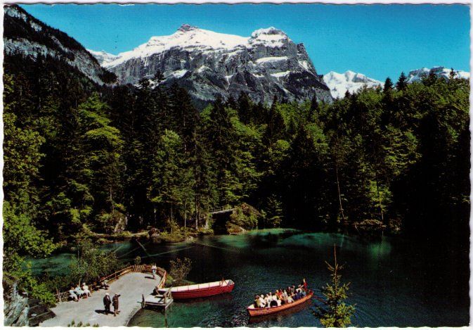 Cartoline postali: Kandergrund - Blausee – Usato da Binningen venduto da Mountainrider