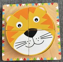 Tiger Holzpuzzle 4 Teile
