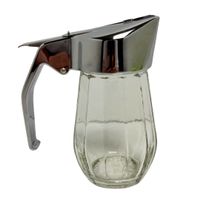 Vintage Milchspender Glas & Chrom Mid-Century