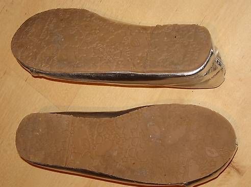 Scarpe per ragazze: Ballerines argentées fille taille 33 – Usato da Versoix venduto da oliviera71 2