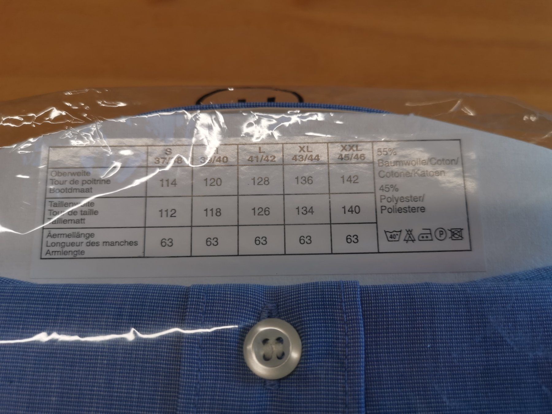 Camicie: Herrenhemd Langarm, CLASSIC MAN – Nuovo e nell'imballaggio originale da Seuzach venduto da NaehdesignMirjam 2