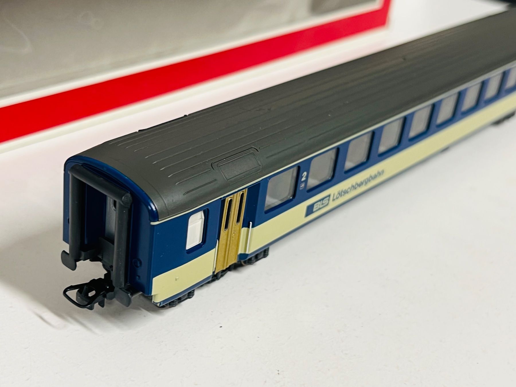 Lima Modellini di ferrovie: Lima 30 9290K BLS LÖTSCHBERGBAHN 2.Kl. H0 DC – Usato da Geroldswil venduto da TopTrain54 3