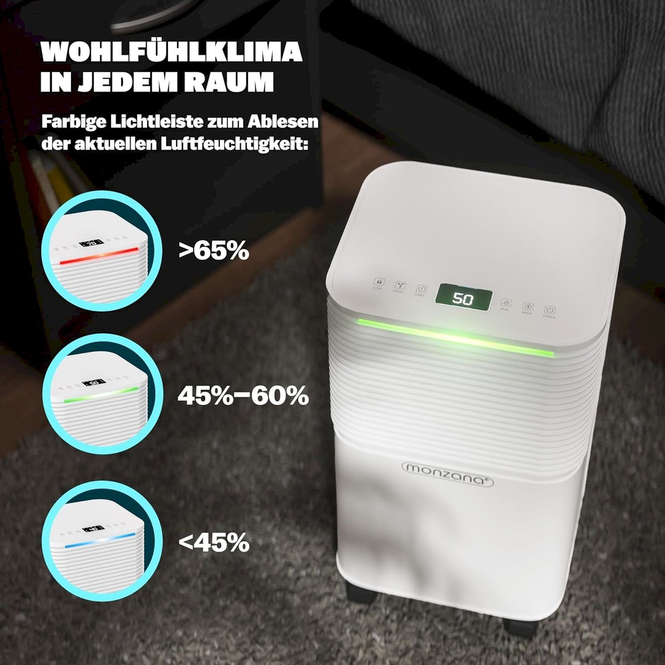 Luftentfeuchter: MONZANA Luftentfeuchter 12L – Neu und originalverpackt aus Bottighofen von zaap 3