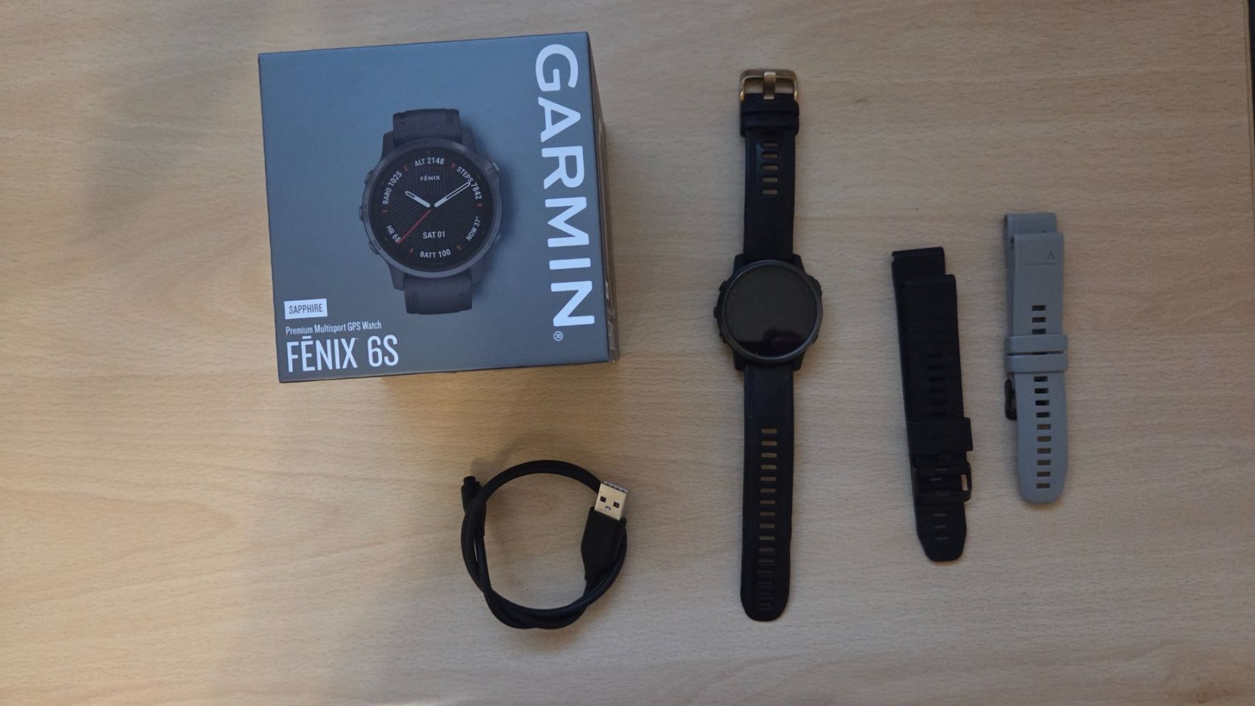 Garmin Smartwatch: Garmin Fenix 6s Pro Sapphire – Gebraucht aus Dietwil von Tiabia 1