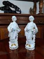Paar Porzellanfiguren Kavaliere PMI Porzellan Handarbeit