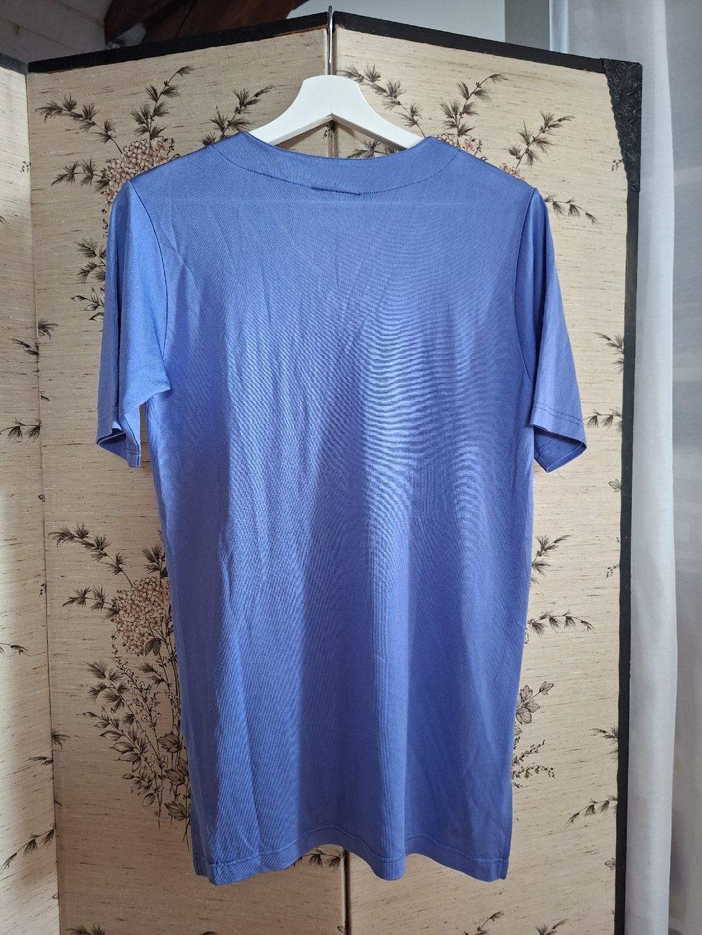 Top: Top long 100% soie - Taille S/M – Usato da Lausanne venduto da Super-cerise 5