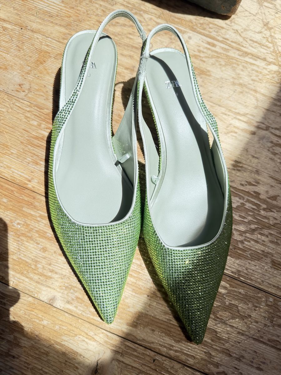 Zara Damenschuhe: Slingbackpumps von Zara – Neu (gemäss Beschreibung) aus Donat von troja007