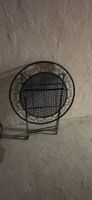 Gartentisch Metall rund klappbar schwarz H ca. 74 cm
