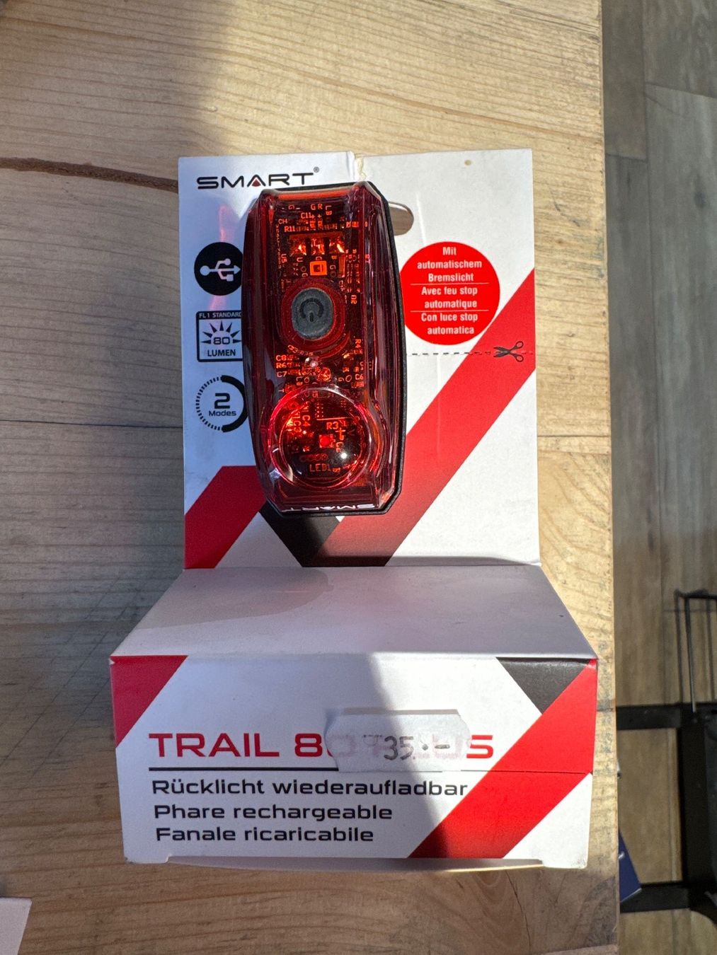 Wiederaufladbare Rücklichter fürs Velo (Neu und originalverpackt) in ...