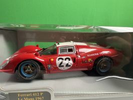Modellauto Ferrari 412 P Eagle's Race 1:18