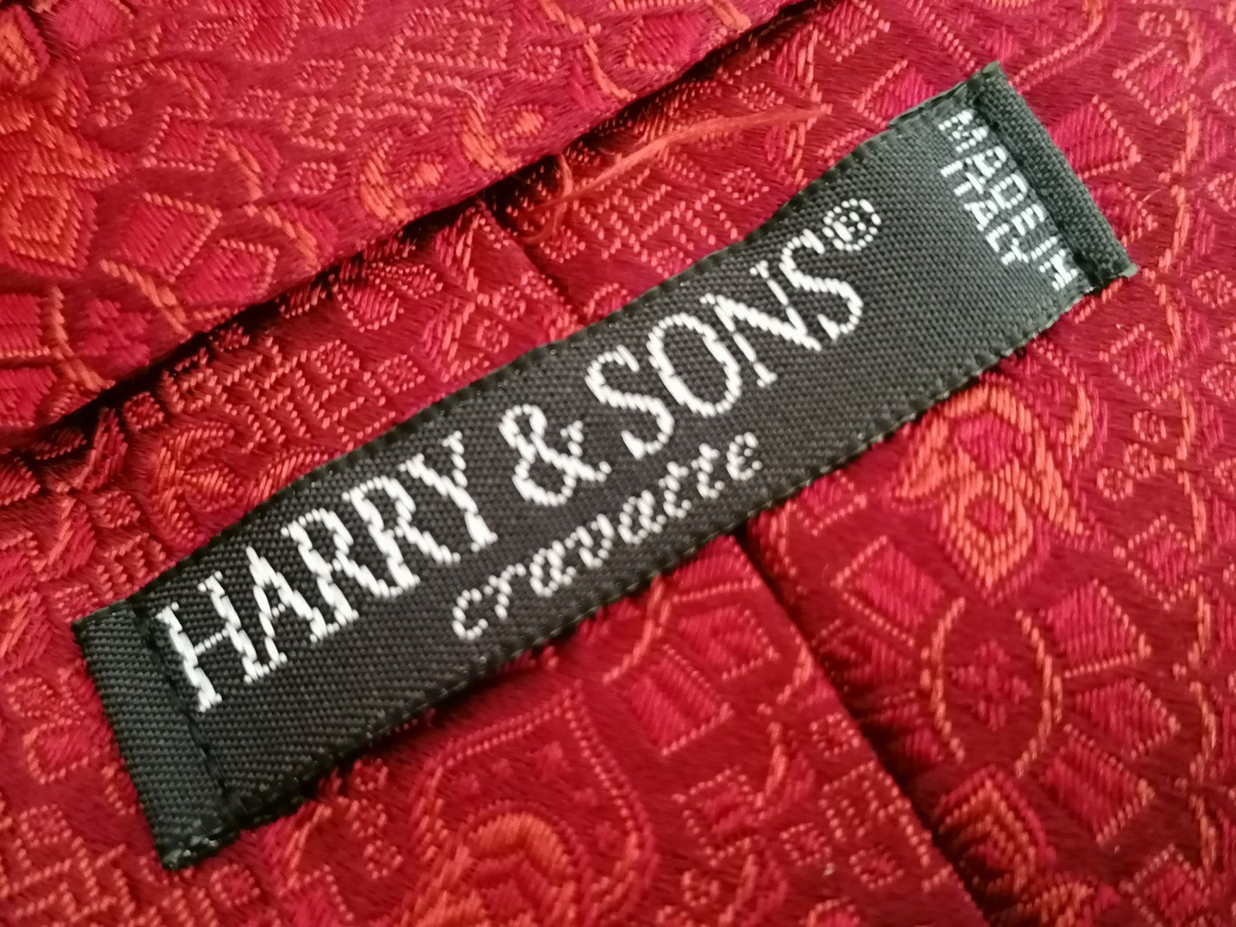 Cravatte: Harry & Sons Krawatte 100% Seide - Nr.136 – Usato da Basel venduto da vintagecollector 2