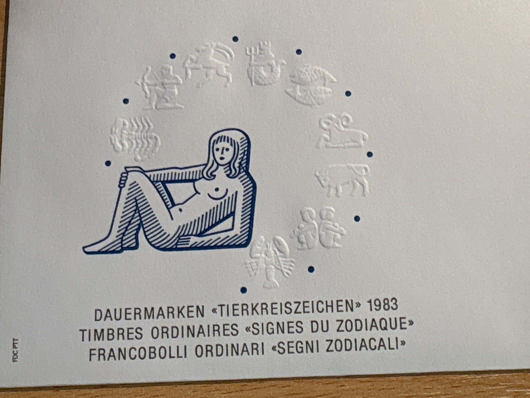 Tutti i francobolli: Original Briefmarkenbrief Dauermarken Tierkreiszeichen 1983 – Usato da Ibach venduto da lisch3 3