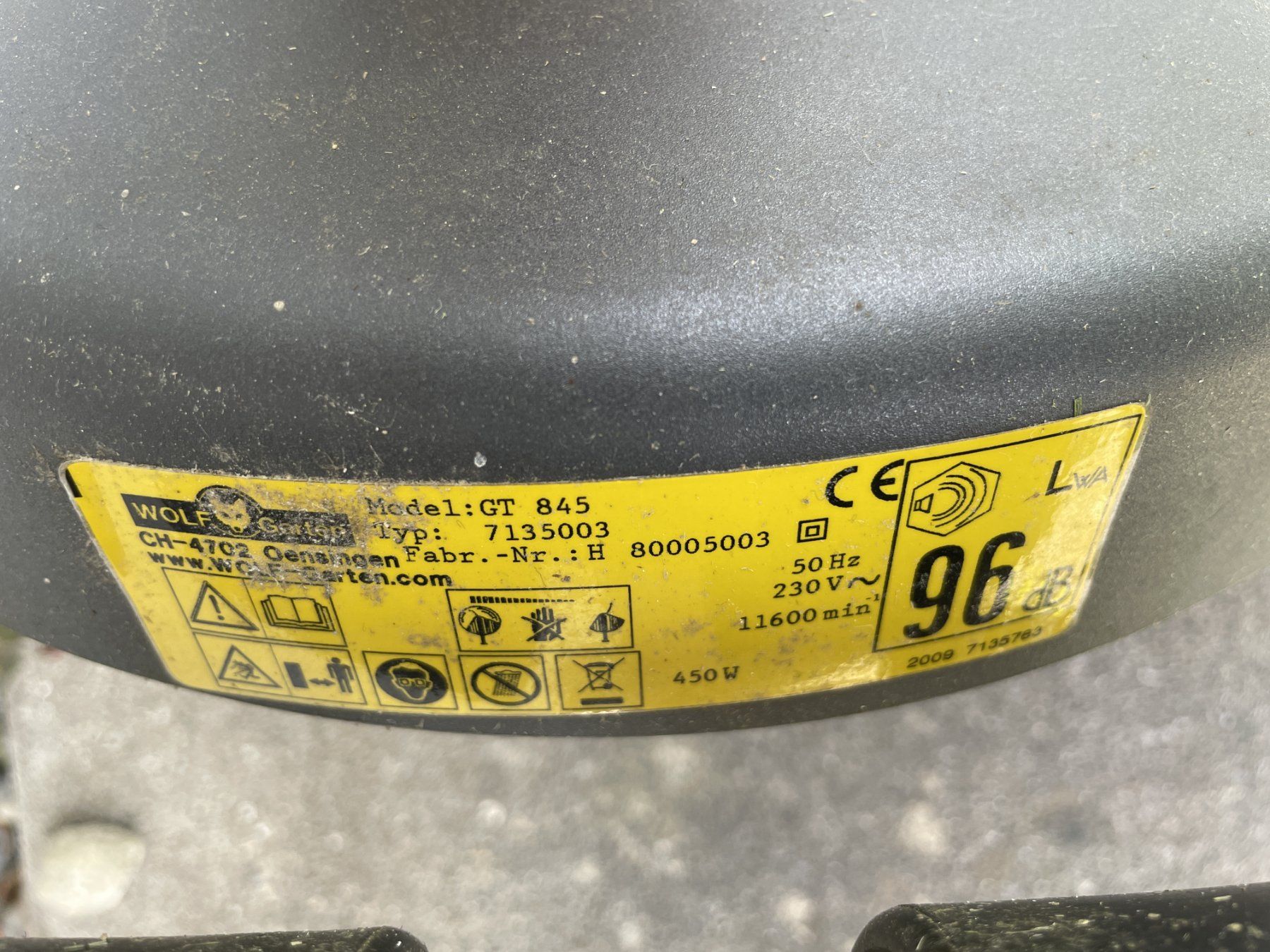 Wolf Garten Tagliaerba: Wolf GT 845 Rasentrimmer – Usato da Heerbrugg venduto da Wabe2 1