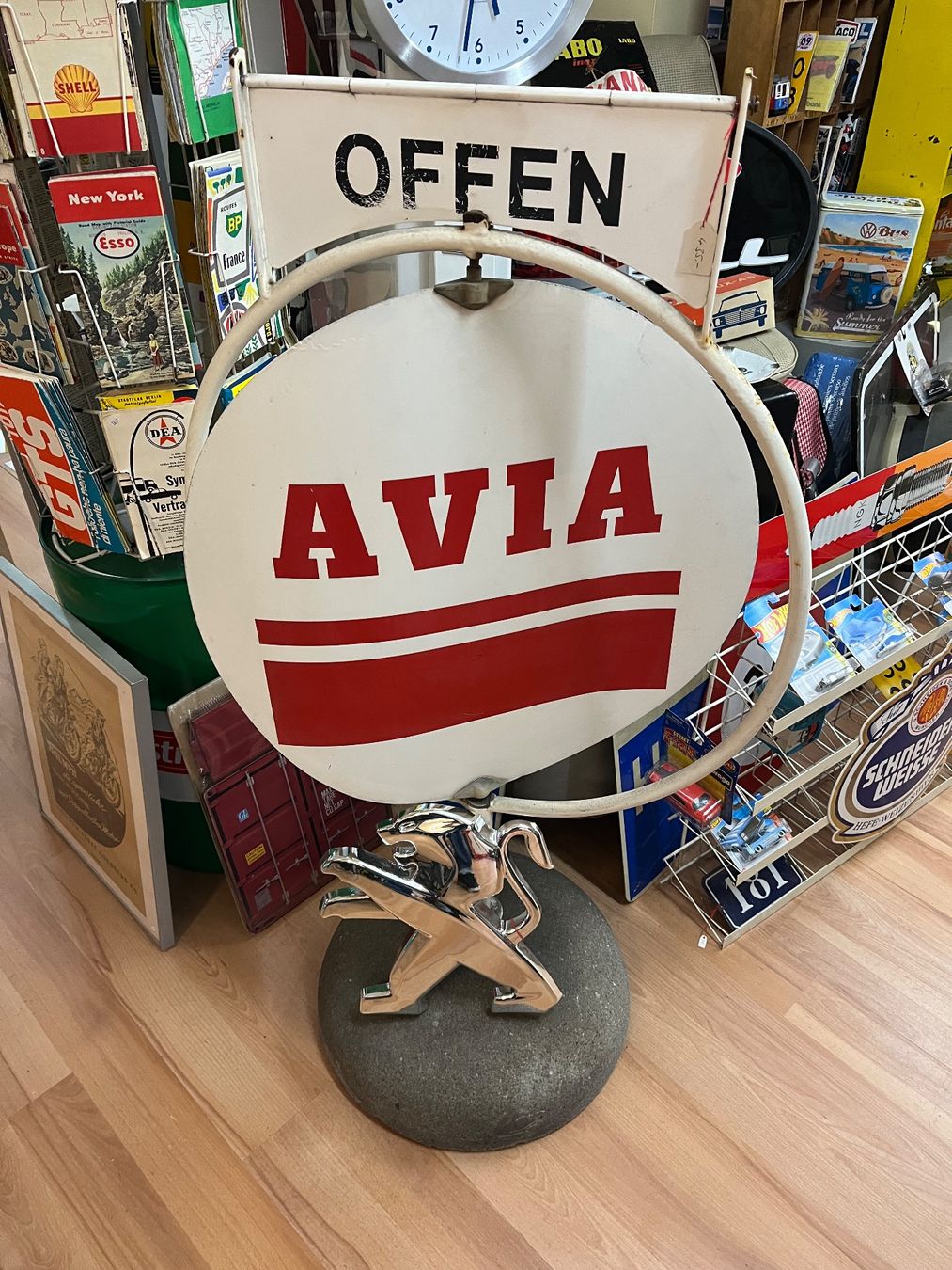 Avia Insegne: AVIA - Werbe-Schild – Usato da Erlinsbach venduto da Stu-ff 5