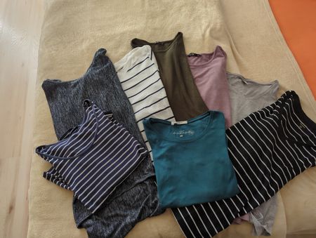 Damen Shirts Langarm 8er Pack Gr. M/L gut erhalten 