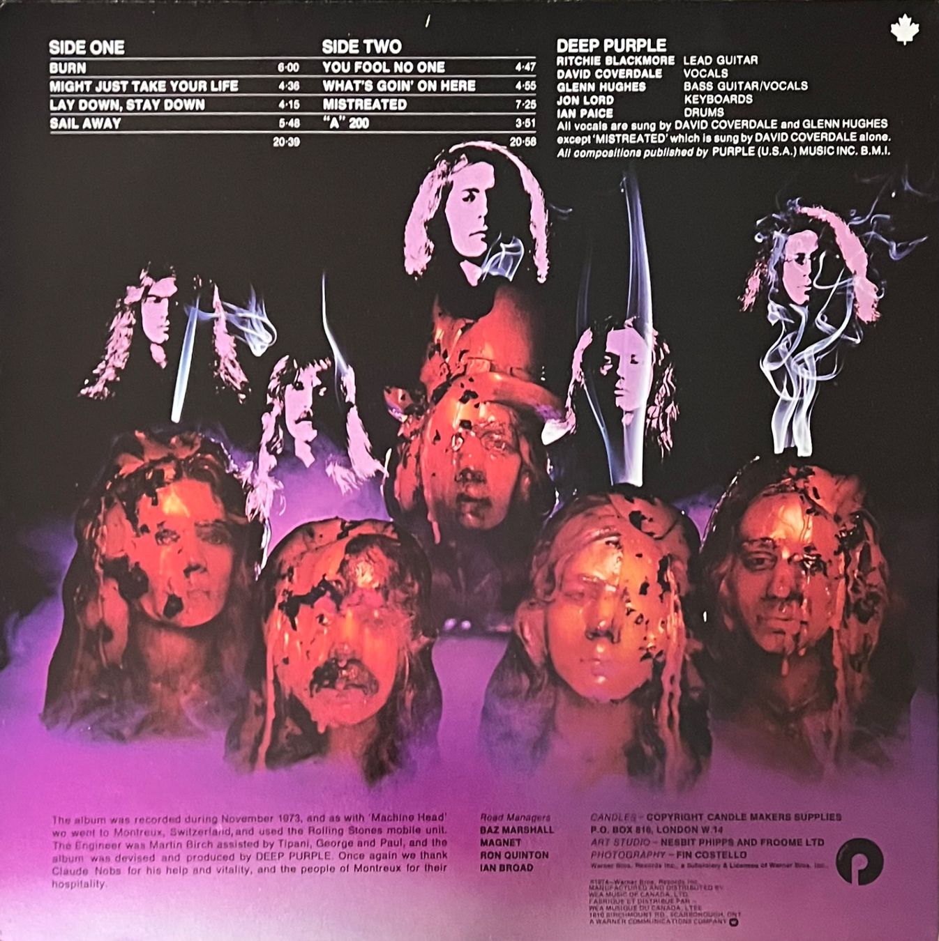 Dischi in vinile: DEEP PURPLE - BURN - LP – Usato da Horw venduto da Belowzero0 1