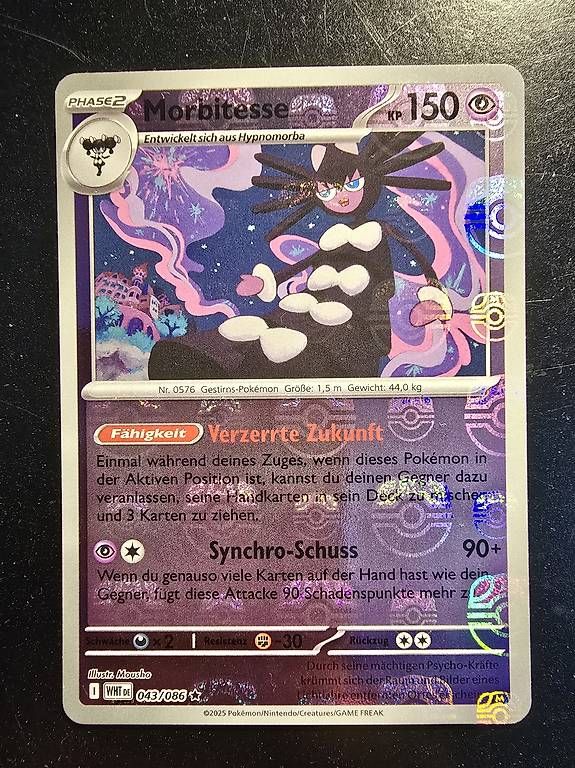 Pokémon Carte collezionabili: Pokémon Morbitesse 043/086 Master Ball – Nuovo (secondo la descrizione) da Regensdorf venduto da E-Smiley
