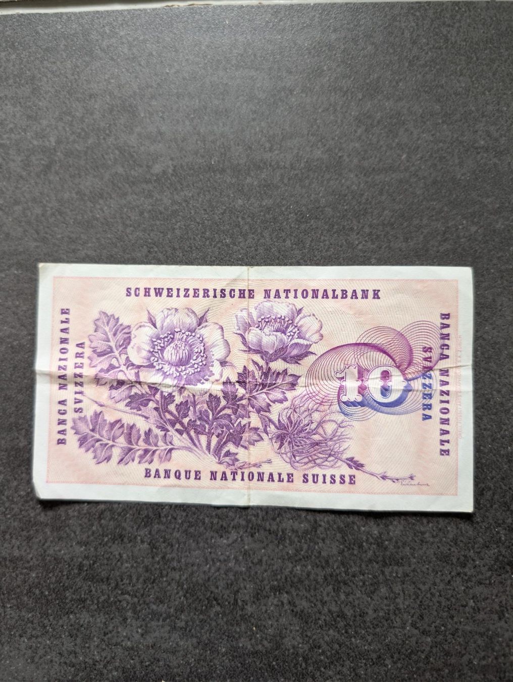 Banknoten: Schweizer Banknote (Serie 98K) von 1977 – Gebraucht aus Amlikon-Bissegg von onkelz24 1
