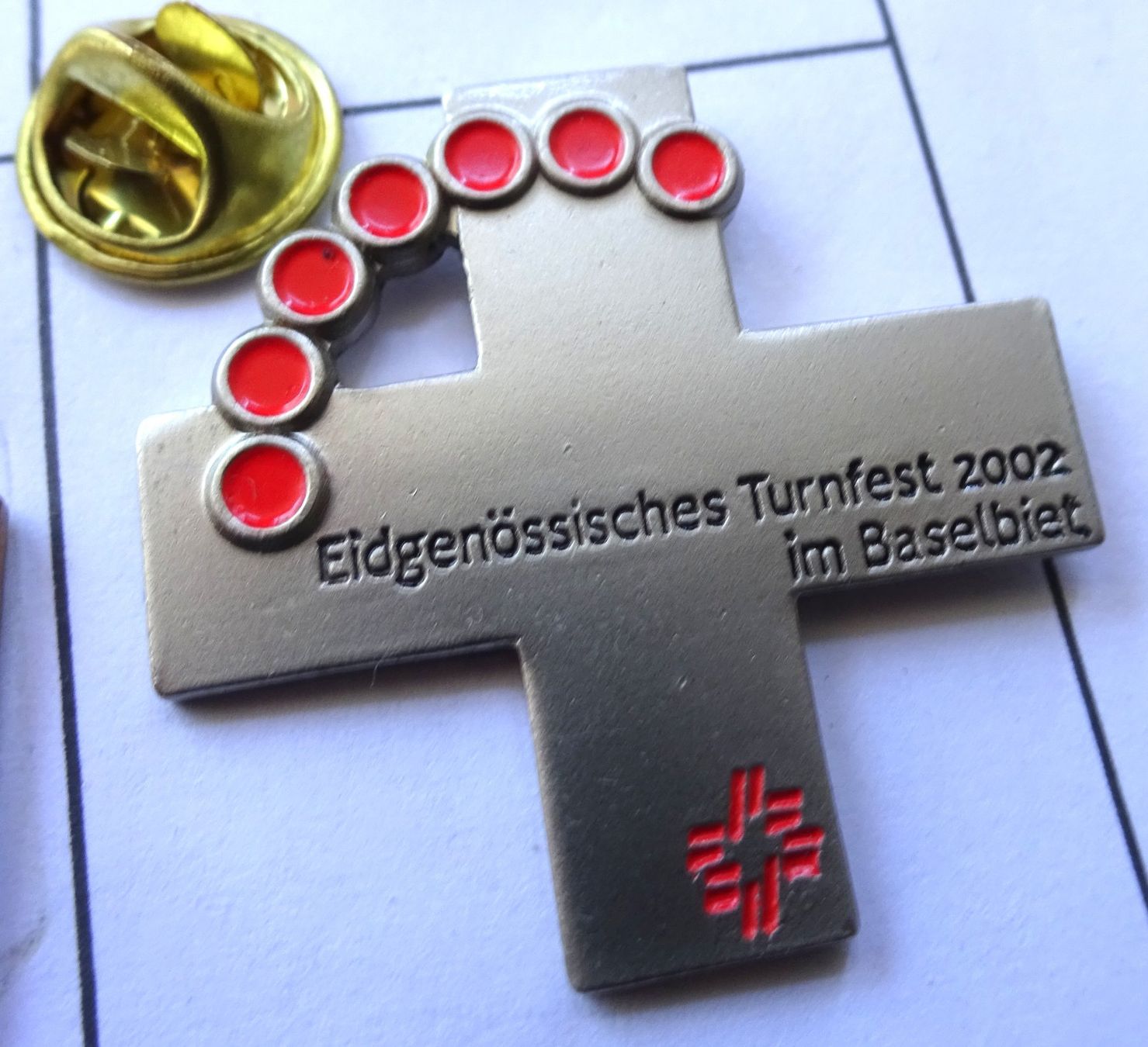 Plaketten & Abzeichen: Pin  Eidg. Turnfest Baselbiet – Gebraucht aus Utzenstorf von BUtter81