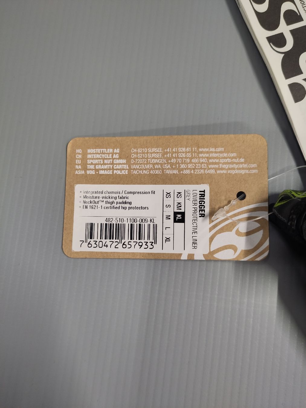 IXS Protezioni & Imbottiture: iXS Trigger Lower Protective Liner Hose neu Kindergrösse L  – Nuovo e nell'imballaggio originale da Zürich venduto da Velo-Elsener 2
