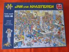 Puzzle Jan van Haasteren, Massen an den Kassen