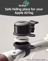 Versteckte AirTag-Halterung fürs Fahrrad