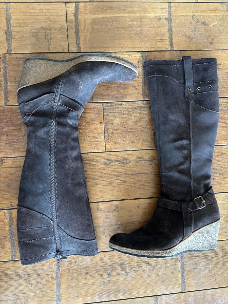 Scarpe da donna: Bottes CafèNoir cuir marron 41 – Usato da Dotzigen venduto da SecondHandGems 3