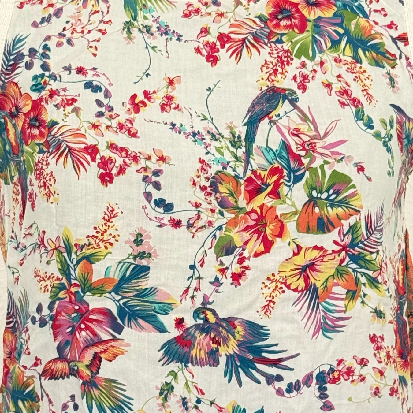 Zara Top: Top crop tropical Zara Collection W&B – Usato da Thônex venduto da Suisse.Shopping 4