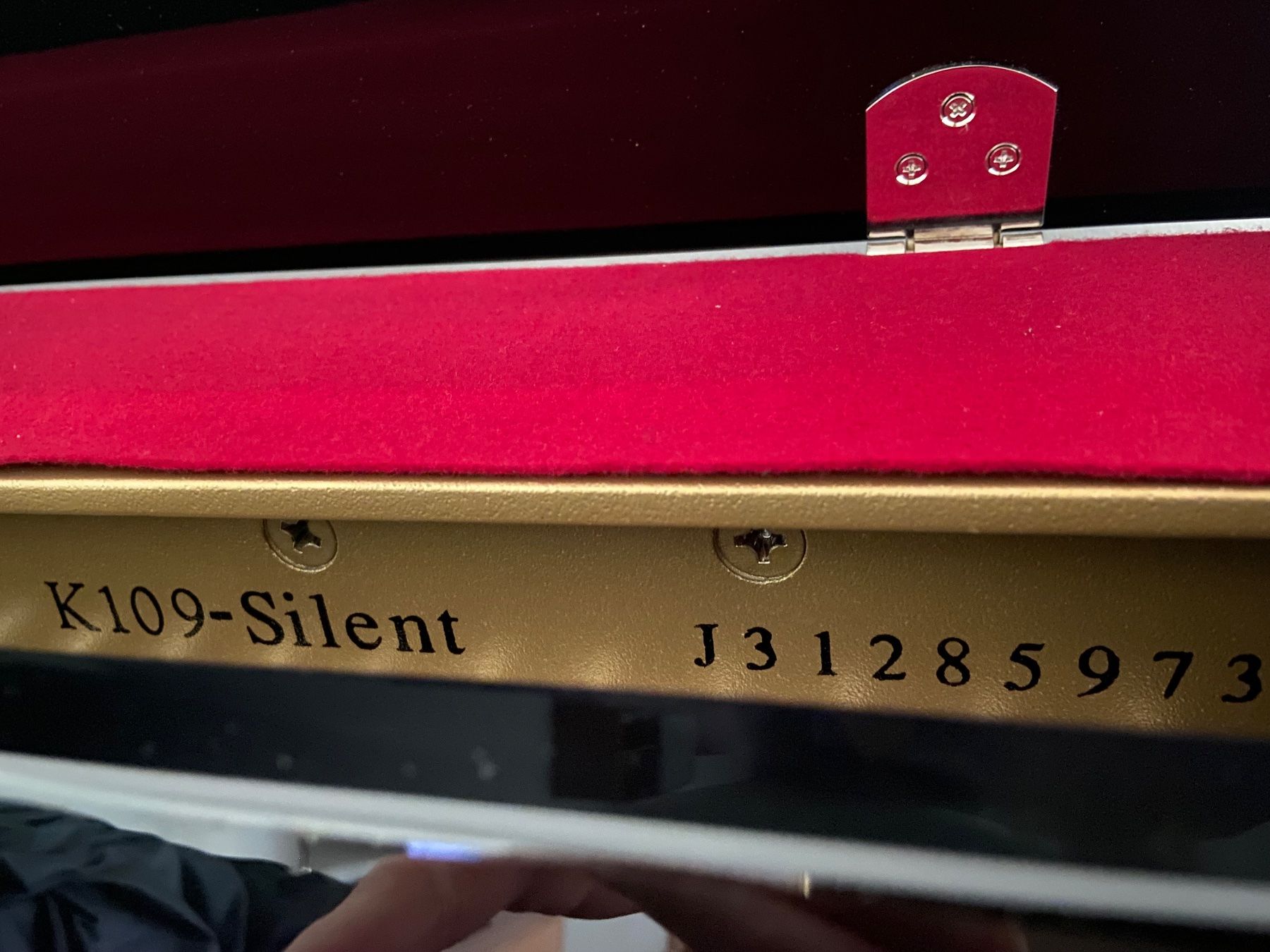 Strumenti musicali: Neuwertiges Kemble Klavier K109-Silent – Usato da Unterengstringen venduto da bar_rh5f 2