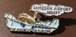 X14 - Pin Samedan Airport 5600 FT / The Highest in Europe