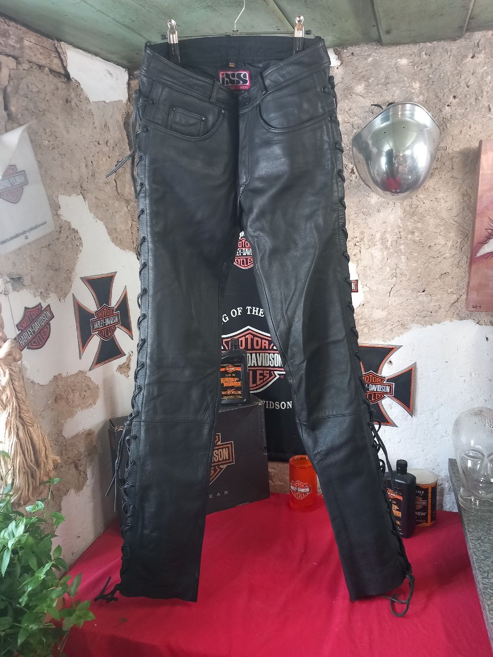 IXS Jeans: Lederjeans IXS Grösse 52 – Usato da Hochwald venduto da motowear-secondhand