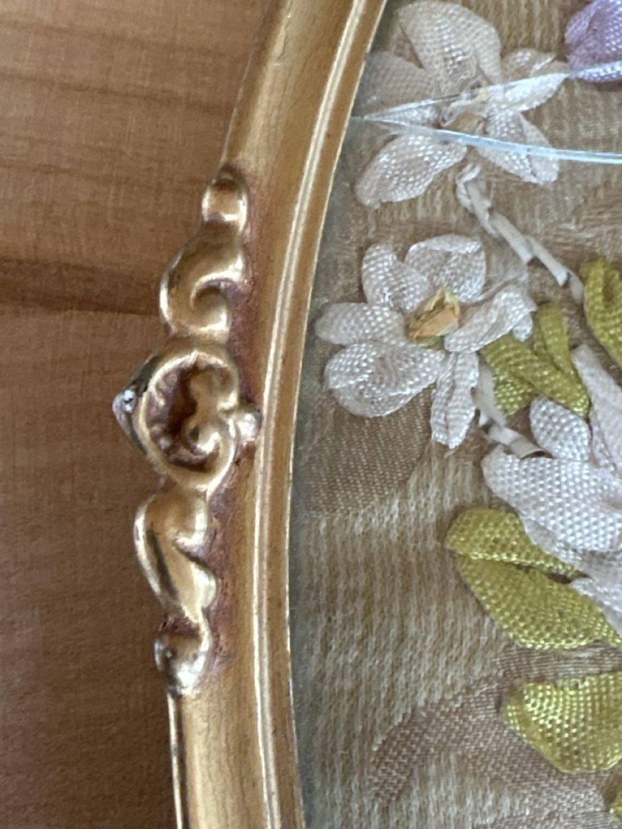 Foto & Immagini: Stoff Bild oval antik / glas kaputt – Usato da Rümlang venduto da BoutiqueMonique16 3