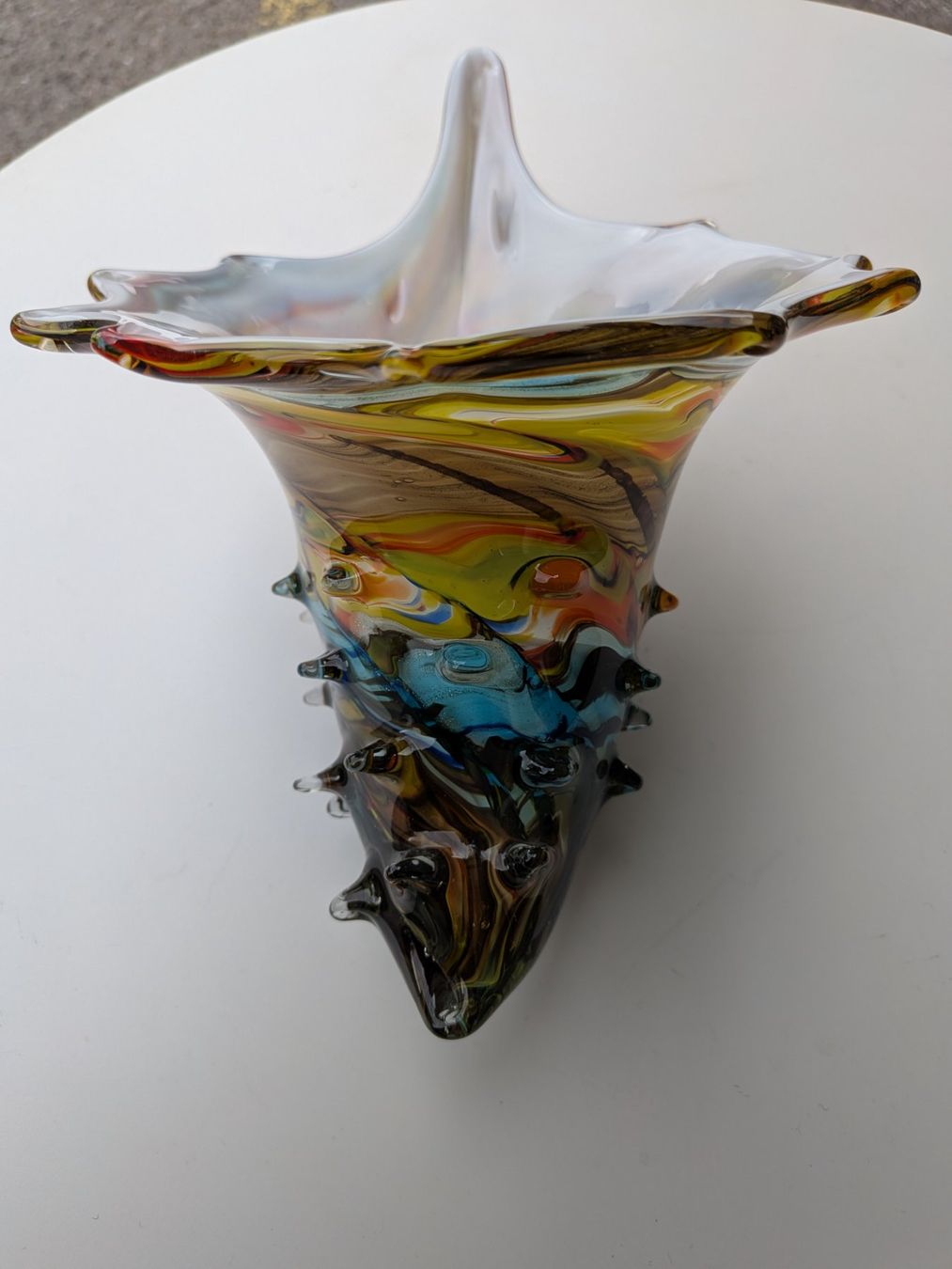 Murano Ciotole: Murano Muschelvase oder Schale – Usato da Emmen venduto da magelan 7