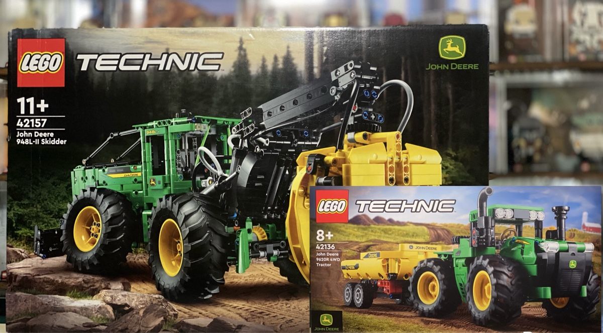 Lego Baukästen: Lego Technic John Deere Tractors 42157 & 42136 – Neu und originalverpackt aus Appenzell von RMBricks