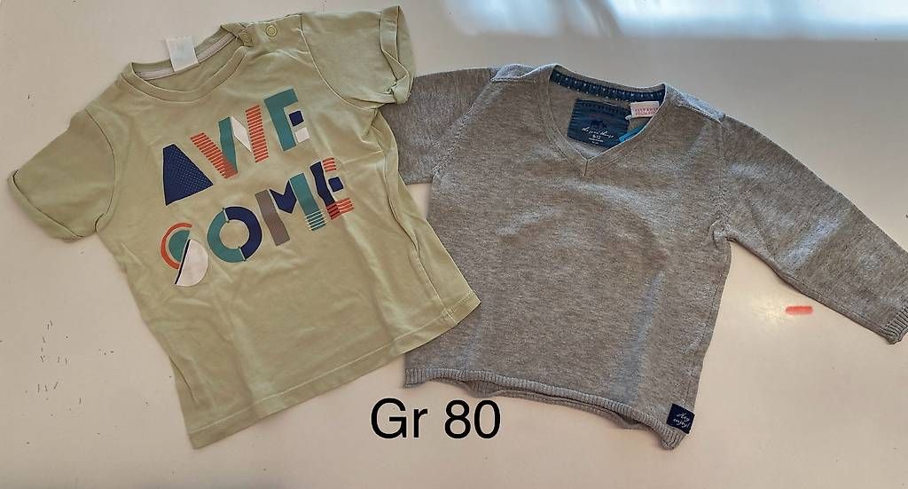 Lotti & Set di vestiti: Set aus t-shirt + pulli Gr 80 – Usato da Zürich venduto da lazygalaxy