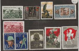 MIL01 - Lot timbres militaires