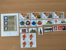 Briefmarken DDR postfrisch mit Gummi