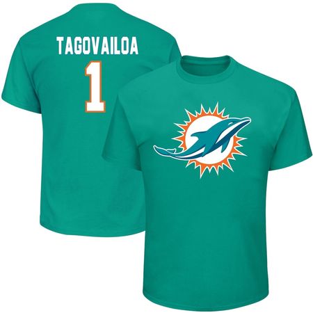 NFL T-Shirt Tua Tagovailoa Miami Dolphins Gr. XLT türkis