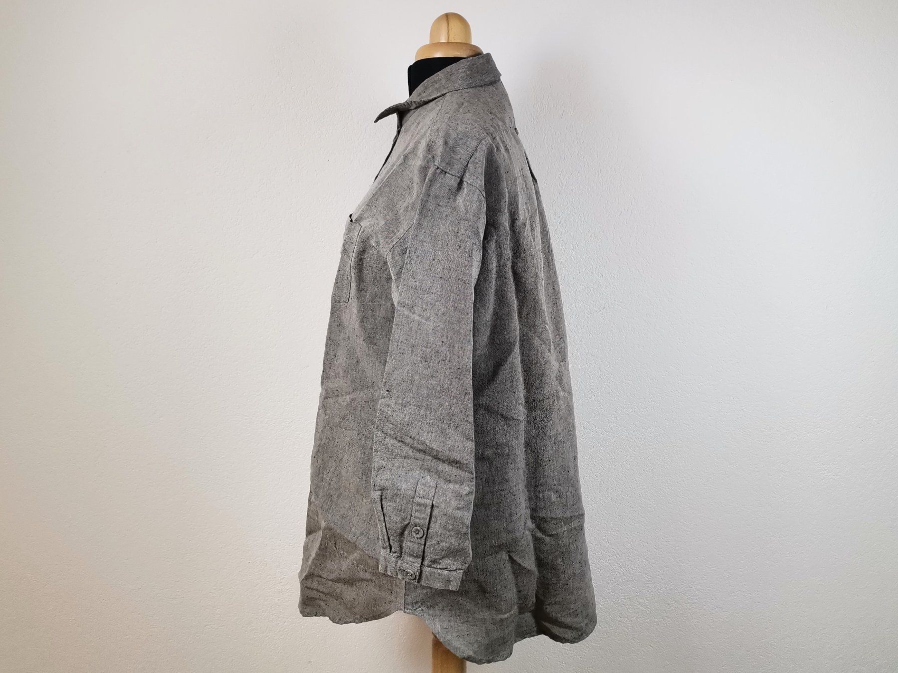 Gudrun Sjöden Camicette: GUDRUN SJÖDEN Hemdbluse, Grösse M, Hellgrau – Usato da Schaffhausen venduto da Restwert_SH 3