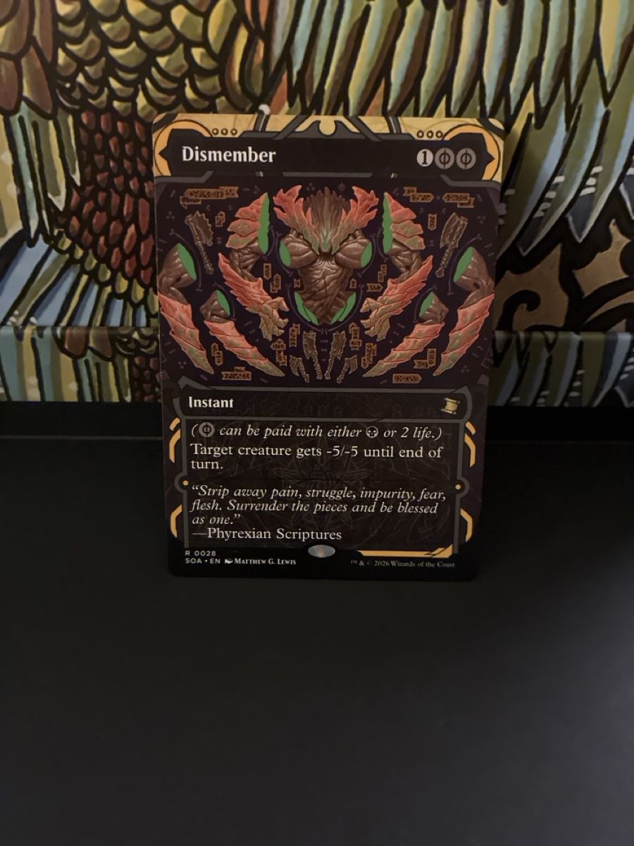 Cartoline: Magic the Gathering Dismember Karte,  – Nuovo (secondo la descrizione) da Oberkirch LU venduto da edw_885b