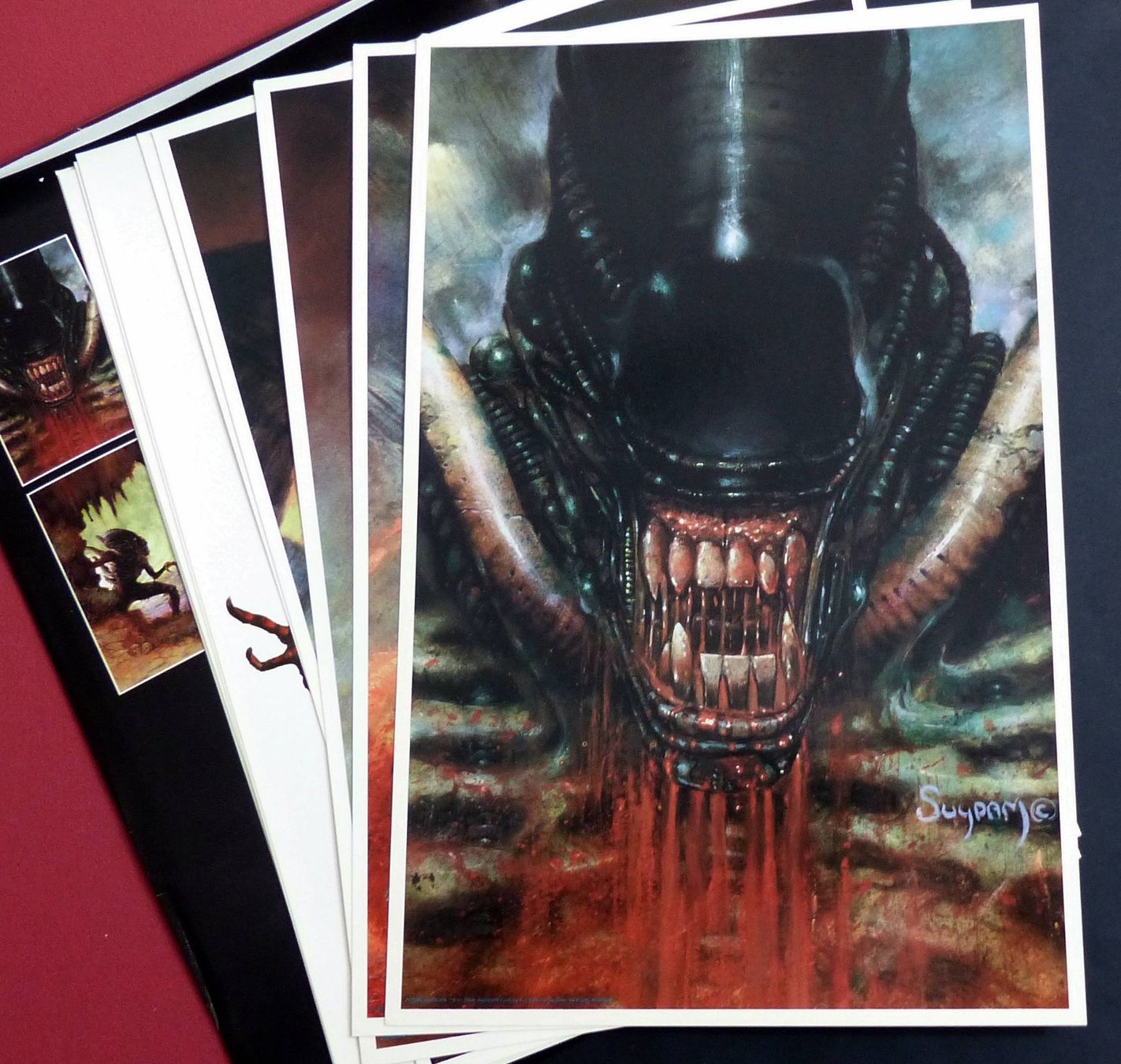 Poster & Bilder: ALIEN ENCOUNTERS SUYDAM POSTER PORTFOLIO LIMITED !! SIGNED – Neu (gemäss Beschreibung) aus Lugano von YouWantUS 3